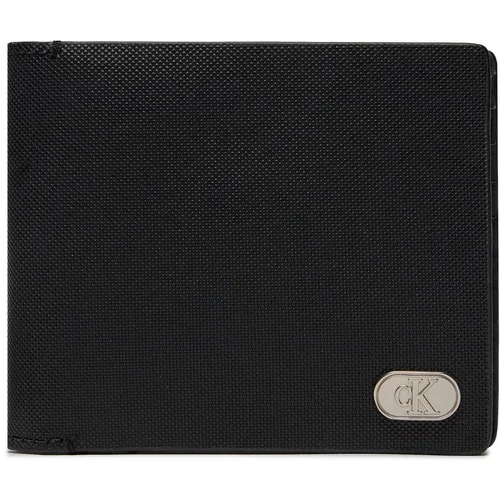 Calvin Klein Velika moška denarnica Textured Bifold K50K511474 Black BEH
