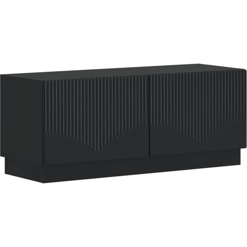  5-dijelni LED TV ormarić Crna Konstruirano drvo - Crna 81 cm Slike