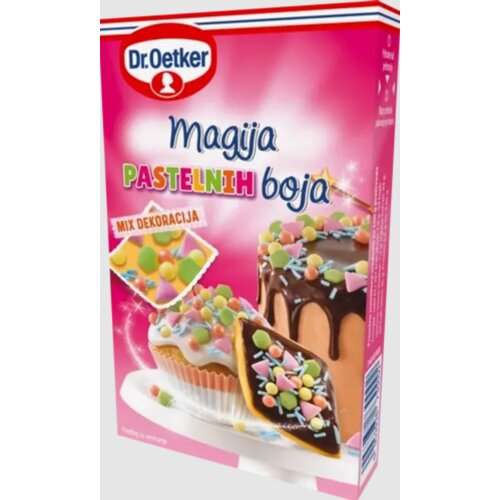 Dr. Oetker UKRAS ZA TORTU MAGIJA PASTELNIH BOJA 70G Slike