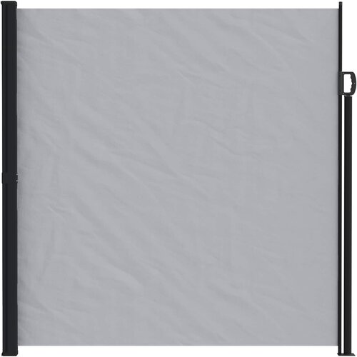 vidaXL Zložljivo stransko senčilo Siva 600 x 180 cm Poliester, (5000222502) Cene