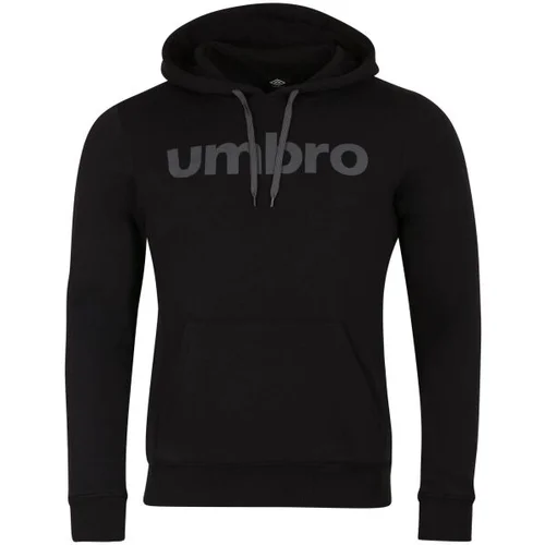 Umbro FW LINEAR LOGO GRAPHIC HOODIE Muški sweatshirt, crna, veličina