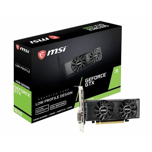MSI nVidia GeForce GTX 1650 4GB 128bit GTX 1650 4GT LP OC grafička kartica Cene