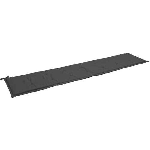 Blazina za vrtno klop antracit 200x50x4 cm oxford tkanina, (20623415) Cene