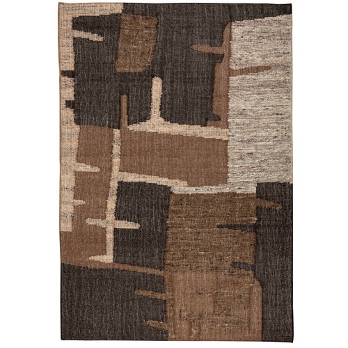 Dutchbone Rjava volnena preproga 200x300 cm Briton – Cene