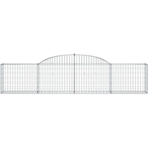  Obokana gabionska košara 3 kosi 300x30x60/80cm pocinkano železo Cene