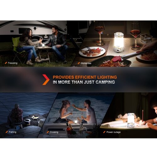 Fenix CL26RPROOLI - LED prigu&amp;scaron;iva prenosiva punjiva lampa LED/USB IP66 zelena Slike