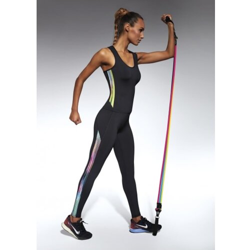 Bas Bleu COSMIC women's modeling sports leggings with colorful inserts Cene