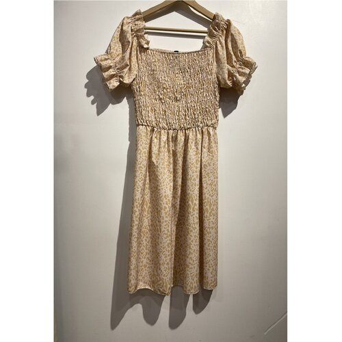 Fashion brands Kratke obleke 53176-BEIGE Bež Cene