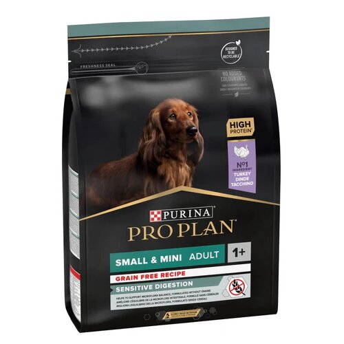 Purina Pro Plan hrana za pse OptiDigest Adult (mali psi) - GRAIN FREE - ćuretina 2.5kg Cene