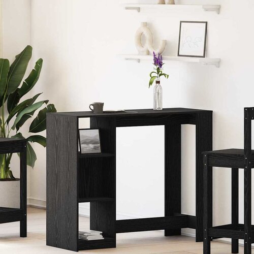  Stol za bar Crni hrast 124 x 46 x 103.5 cm Konstruirano drvo Cijene