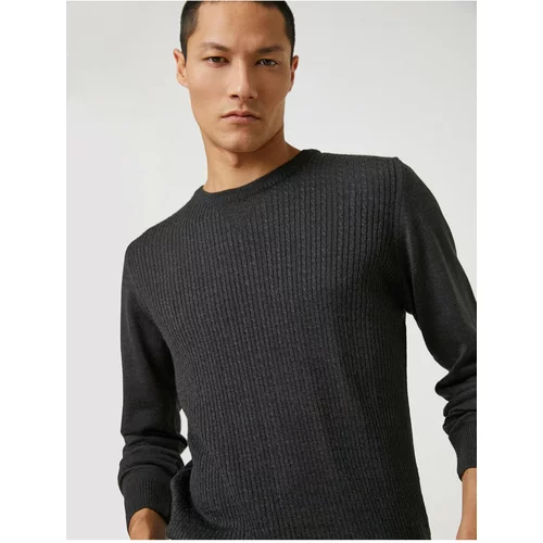 Koton Sweater - Gray - Slim