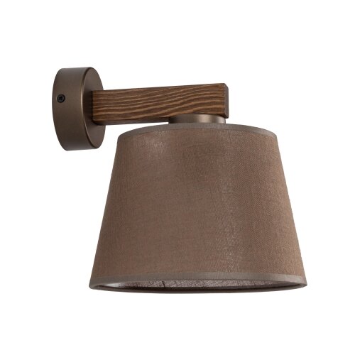  Brilagi - Zidna lampa LATTE 1xE27/15W/230V borovina/smeđa Slike