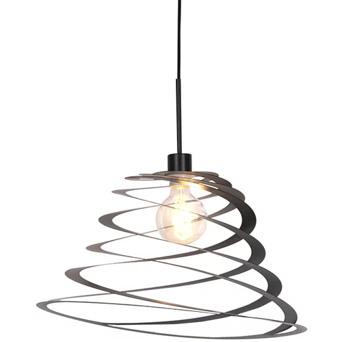 QAZQA Dizajn viseča svetilka s spiralnim senčilom 50 cm - Scroll