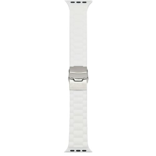 INF Pašček za uro za Apple Watch Series 1-7 & SE White 42/44 mm, (22103035) Cene