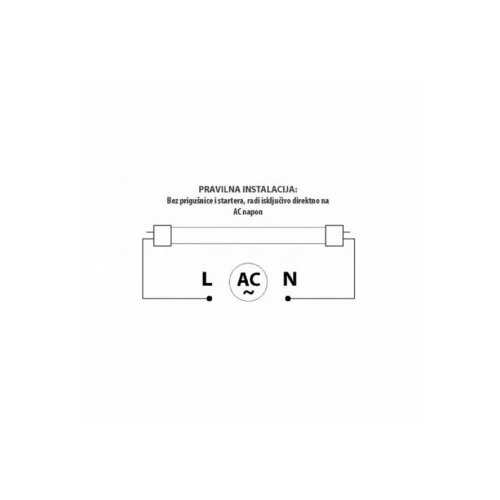 Bb Link dawn led cev T8 18W 6500K 1800lm dvostrana Slike