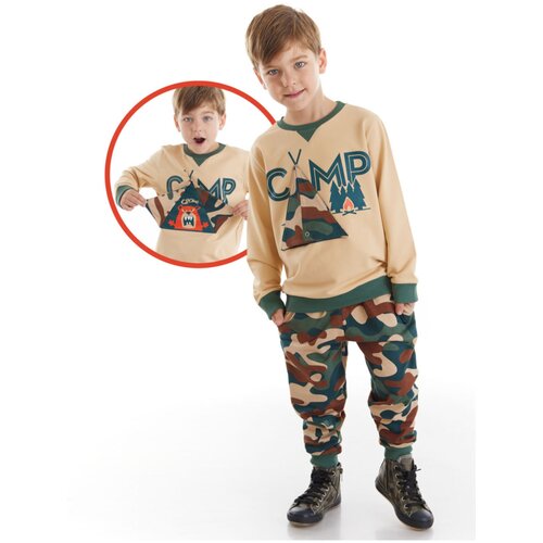 Denokids Sweatsuit - Khaki - Regular Slike