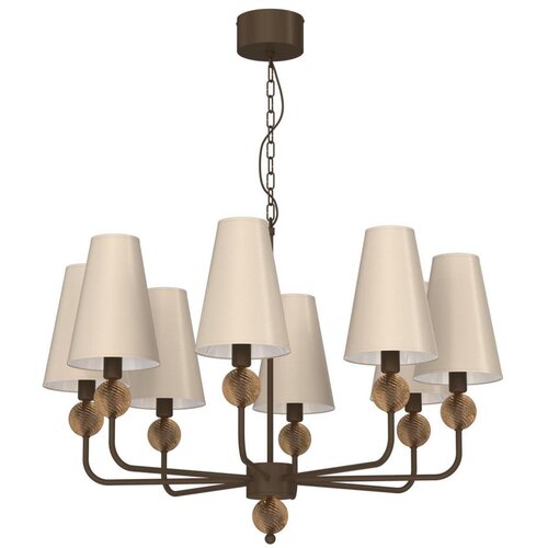  Luster na lancu GRENADA 8xE14/15W/230V bež Slike
