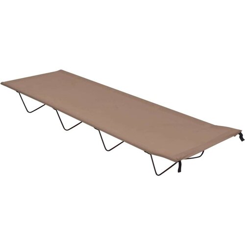  Kreveti za kampiranje 2kom 180x60x19cm tkanina/čelik smeđe-sivi Slike