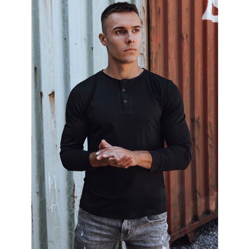DStreet men&amp;#039;s black long sleeve t-shirt Slike