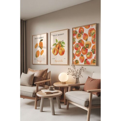 WALLXPERT &Ccedil;-300881 - 3040 Set dekorativnih slika u vi&scaron;e boja (3 komada) Cene