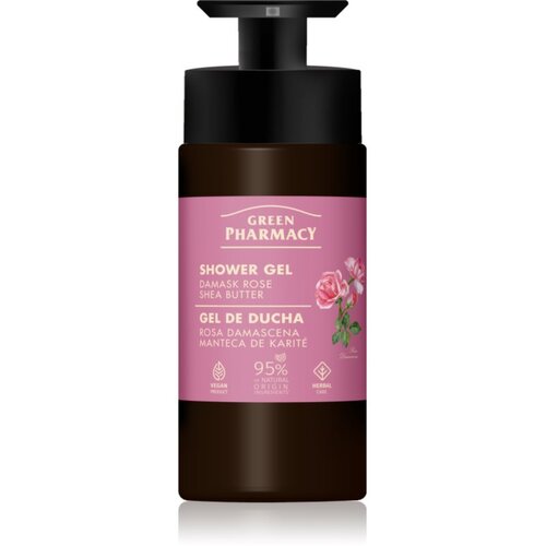 Green Pharmacy Damask Rose &amp;amp; Shea Butter gel za prhanje 739 ml Slike