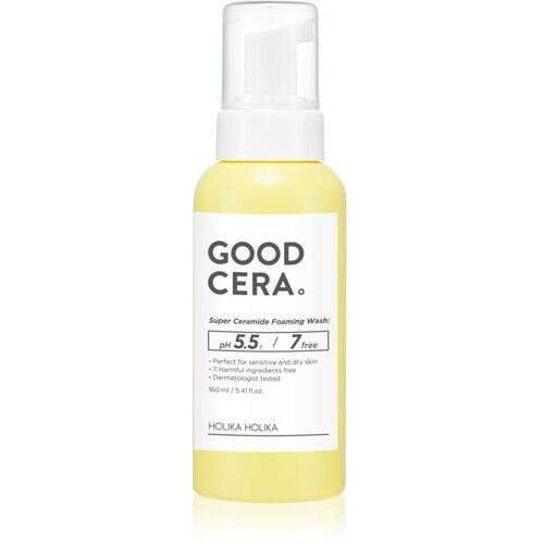 Holika Holika Good Cera eksfolijacijska pjena za či&amp;scaron;ćenje s ceramidima 160 ml Slike