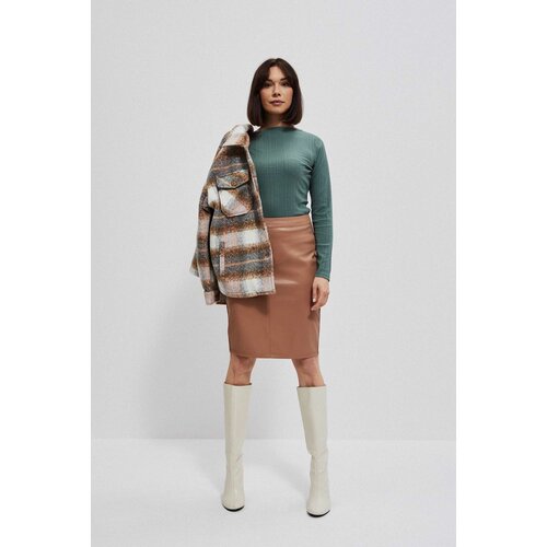 Moodo Geometric stitching skirt Slike