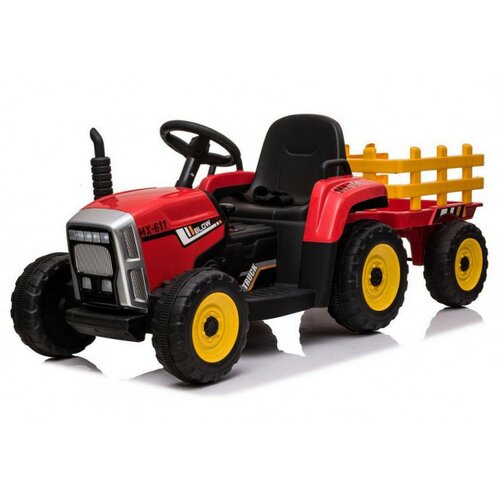 Traktor model 261 na akumulator sa prikolicom - crveni Cene
