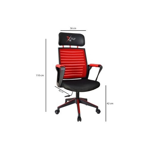 Woody Fashion gaming chair stolica xfly oyuncu red Cene