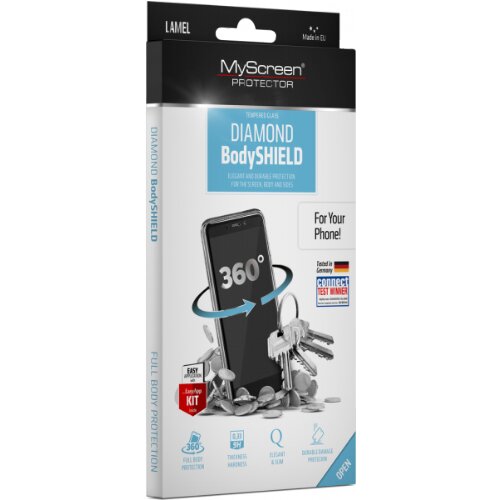 Myscreen protector My Screen protector Diamond BodySHIELD 3D za Samsung Galaxy S9 G960 - celovita za&amp;scaron;čita 360&amp;deg; Slike