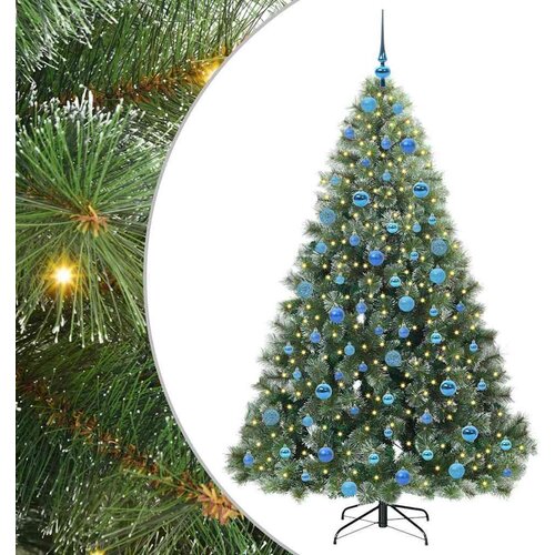 VidaXL Umjetno božićno drvce s stalakom Zelena 180 cm PE i PVC Slike