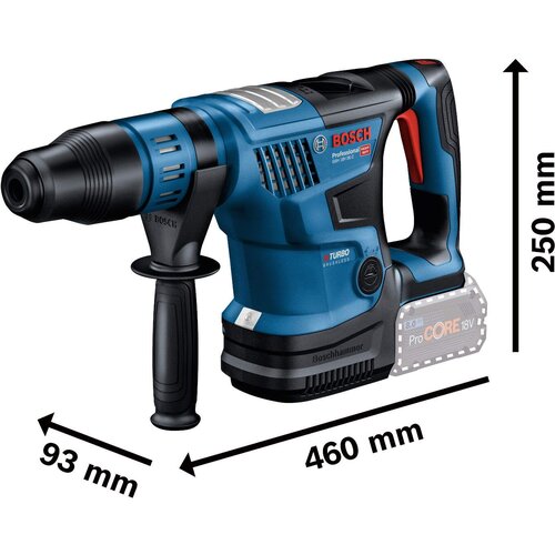 Bosch akumulatorski elektro-pneumatski čekić GBH 18V-36 C; 2 x 8,0 Ah ProCORE + kofer ; SDS max (0611915002) Slike