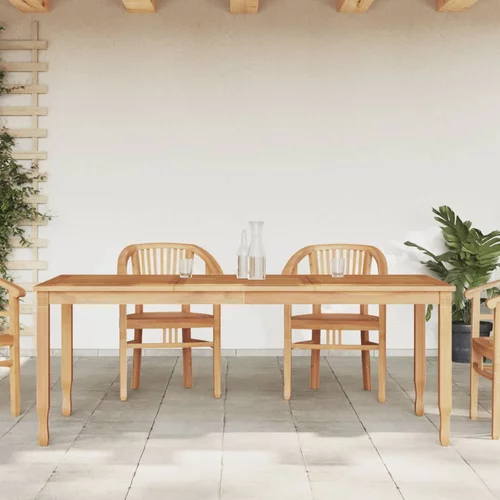  Vrtni blagovaonski stol 200 x 90 x 75 cm od masivne tikovine
