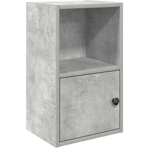 Maison Chic Knjižna omara - Knjižni regal betonsko siva 31x24x52 cm inženirski les, (21724504) Slike