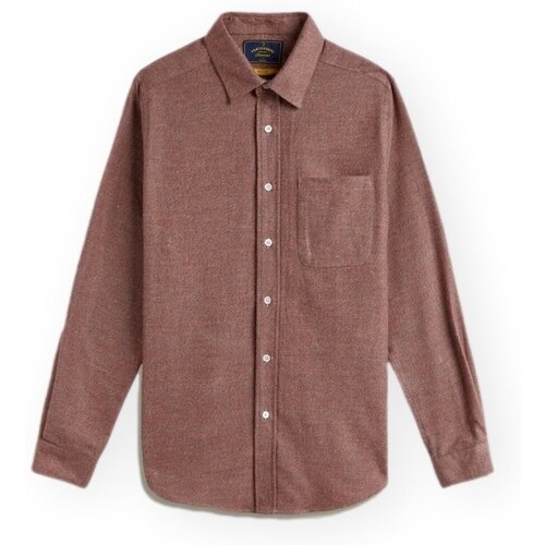 Portuguese Flannel Srajce z dolgimi rokavi Teca 2.0 Shirt - Brick Pozlačena Slike