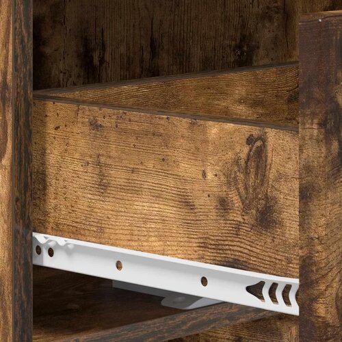  TV stalak 60 x 34.5 x 40 cm Dimljeni hrast Konstruirano drvo - Dimljeni hrast 60 x 34.5 x 40 cm Slike