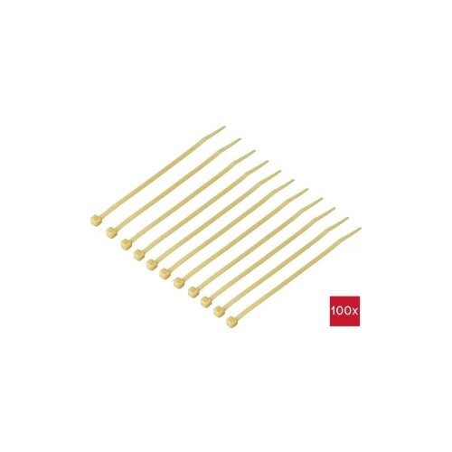 TRU COMPONENTS TC-12533328 vezice 150 mm 3.6 mm svijetlosmeđa za primjenu na visokoj temperaturi 100 St. Cijene
