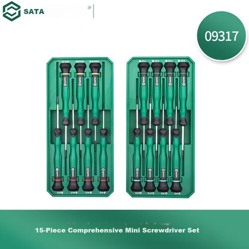  Sata Set preciznih odvijača 09317, 15 komada Slike