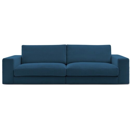 Bobochic Paris Tamno plava sofa od samta 274 cm Leonard – Cijene