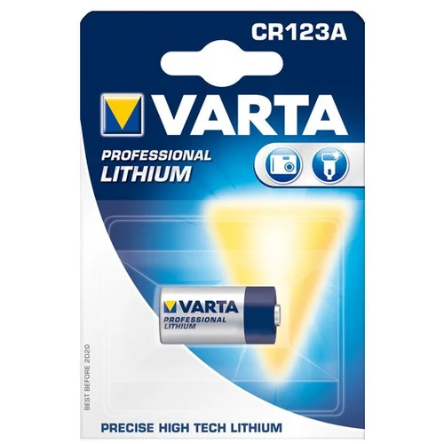 Varta Lithium baterija CR123A Professional, 1 kos