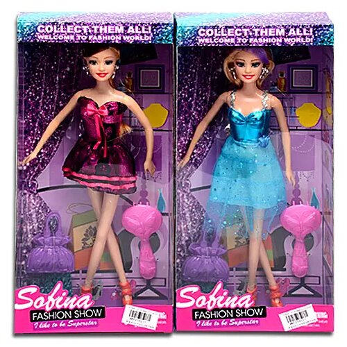 Magic Toys Modna lutka Sofina z glavnikom in torbico, v 2 različicah Cene