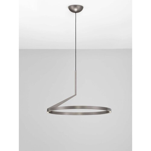 Nova Luce LED viseća svjetiljka aluminijska s mogućnosti zatamnjivanja u srebrnoj boji &amp;oslash; 60 cm Tilia &amp;ndash; Slike