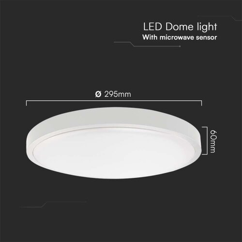  LED plafonsko svetlo za kupatilo sa senzorom LED/18W/230V 6500K IP44 belo Slike