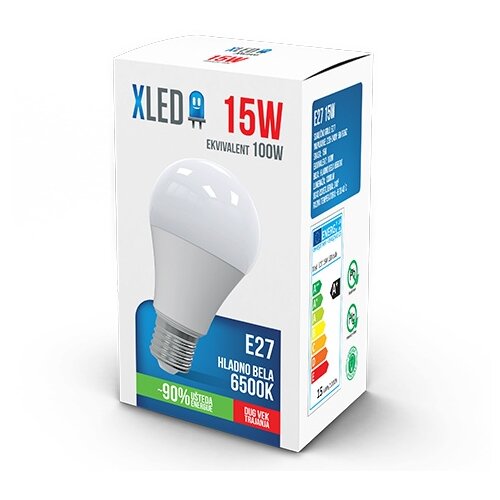 Xled E27 15W HB LED SIjalica 6500K,220V,1300Lm,Hladno Bela Cene