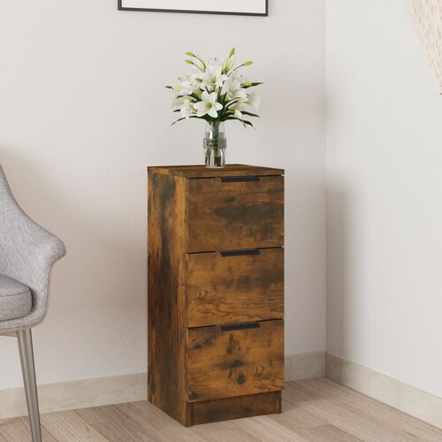  Komode boja dimljenog hrasta 30x30x70cm konstruirano drvo Cijene