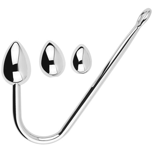 SuperLove Stainless Steel Bondage Hook with 3 Tips Slike