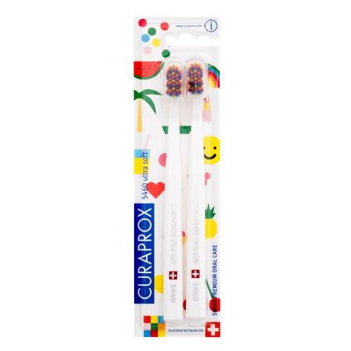 Curaprox 5460 Ultra Soft Duo Pop Art Limited Edition zubna četkica 1 kom Slike