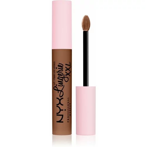 NYX Professional Makeup Lip Lingerie XXL tekoča šminka z mat učinkom odtenek 29 - Hot Caramelo 4 ml
