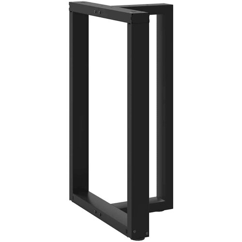 VidaXL Noge za barski stol T-oblika 2 kom crne 60x35x(90-91) cm čelik Slike