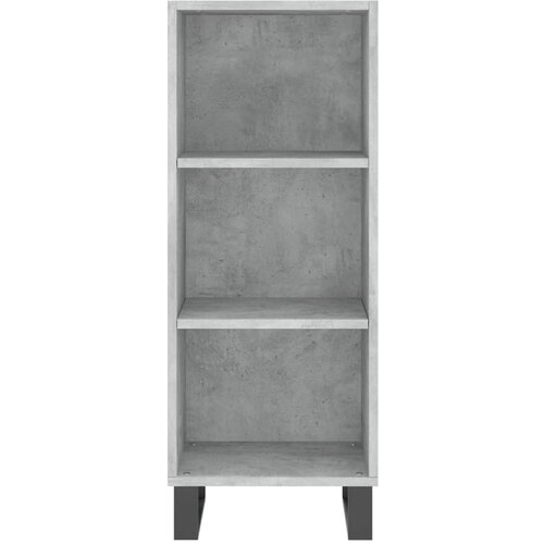  Komoda siva boja betona 34,5x32,5x90 cm od konstruiranog drva Slike